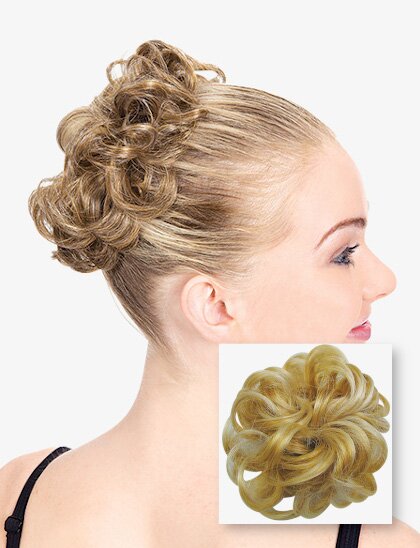 Blonde - Synthetic Hair Scrunchie